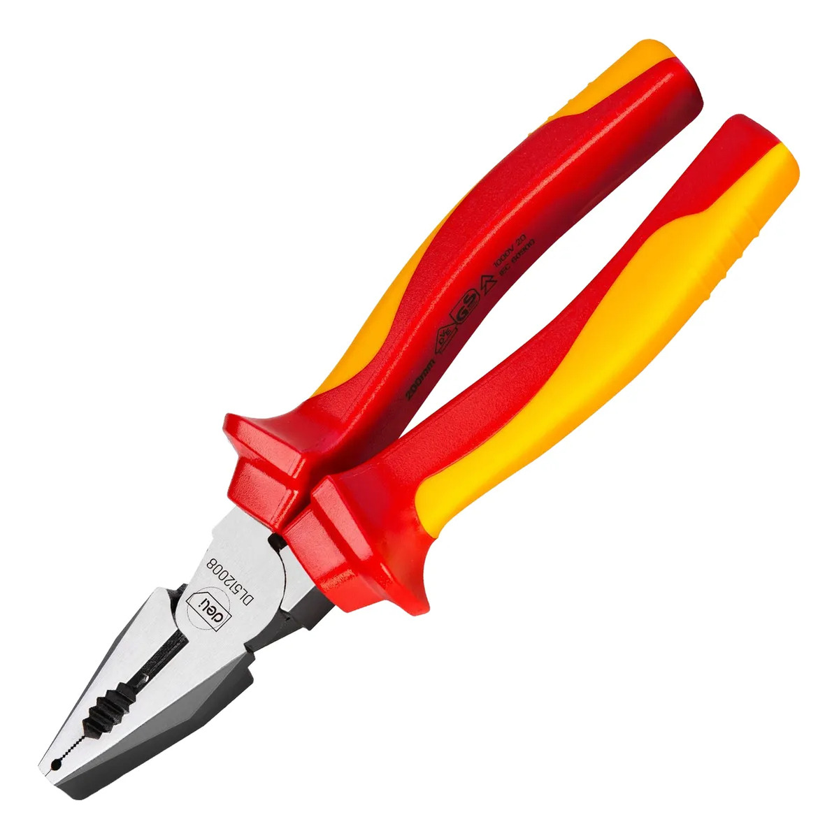 Alicate Universal Vde Aislado 1000v 8 Deli - Imagen 3