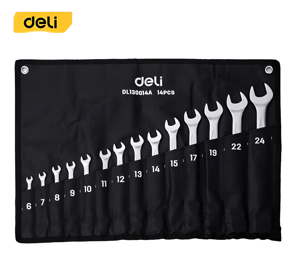 Juego De Llaves Combinadas 14 Pz. 6 A 24mm Deli