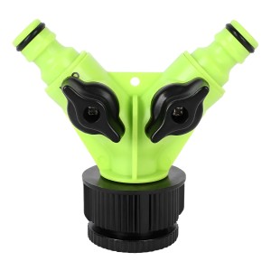 Conector Manguera Doble Salida 1 -3/4 Deli