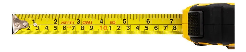Cinta Métrica C/goma 7.5mx 25mm Deli - Imagen 3