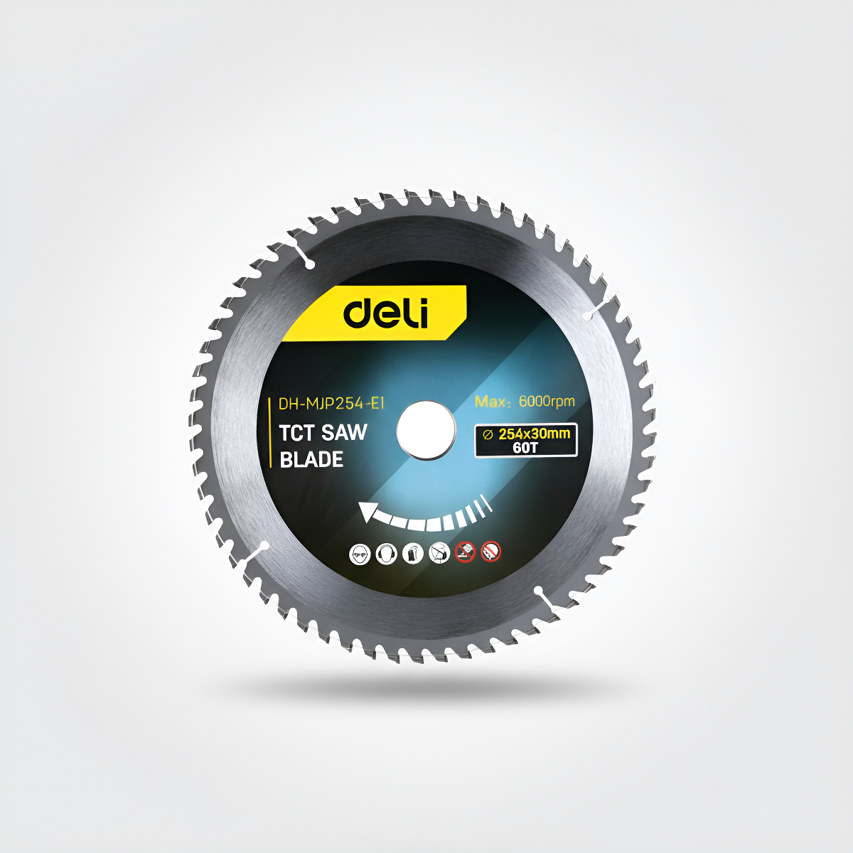 Lámina Ingletadora 254 Mm 60 Dientes Deli - Imagen 3