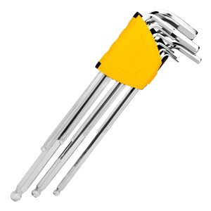 Juego De Llaves Allen Extra Largas C/bola 1.5 10mm Deli