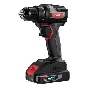 Taladro Atornillador 20 V 2 Baterias 2 Amp Deli