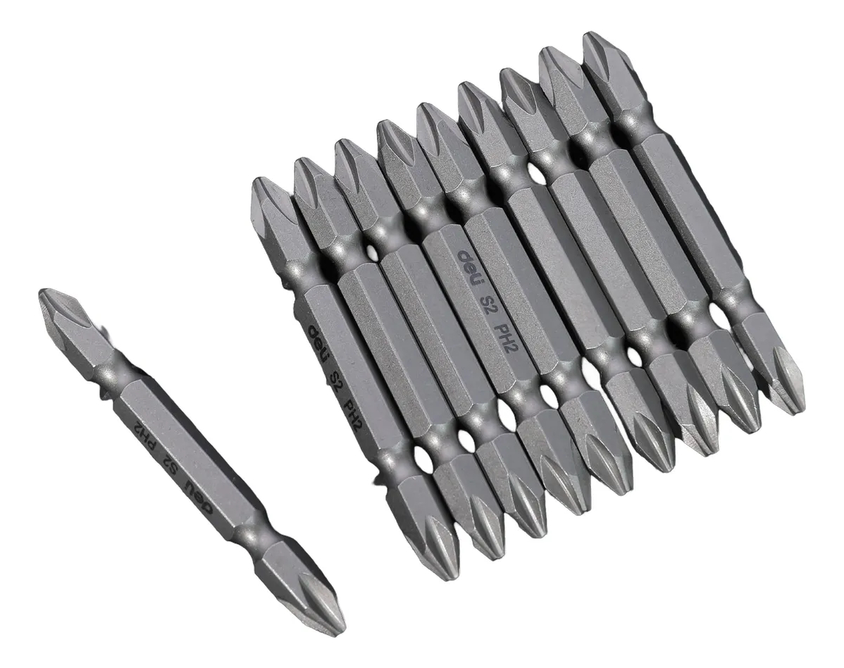 Puntas Para Atornillador Ph2x65mm 10 Un Deli - Imagen 3