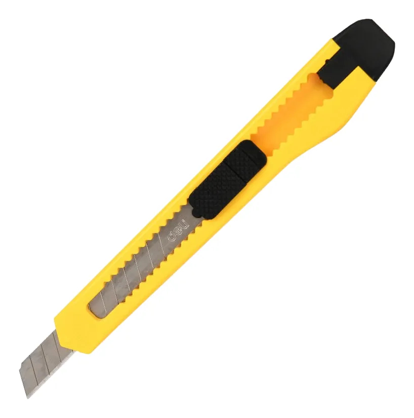 Trincheta - Cutter Plástica 9mm Deli - Imagen 3