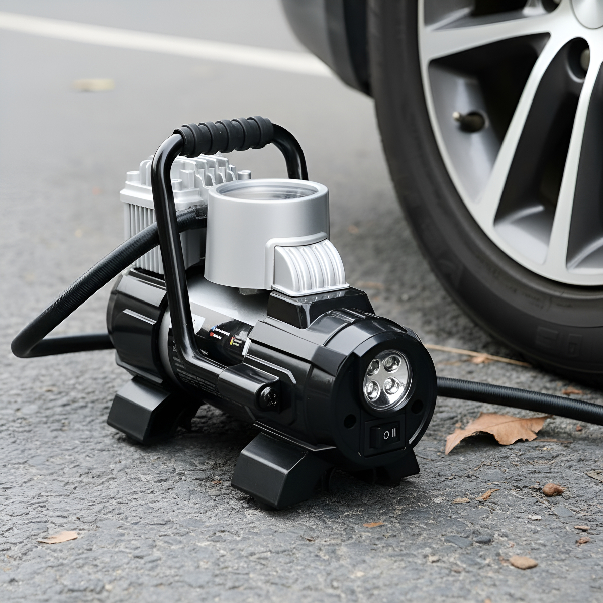 Compresor 12 V Para Auto Deli - Imagen 2