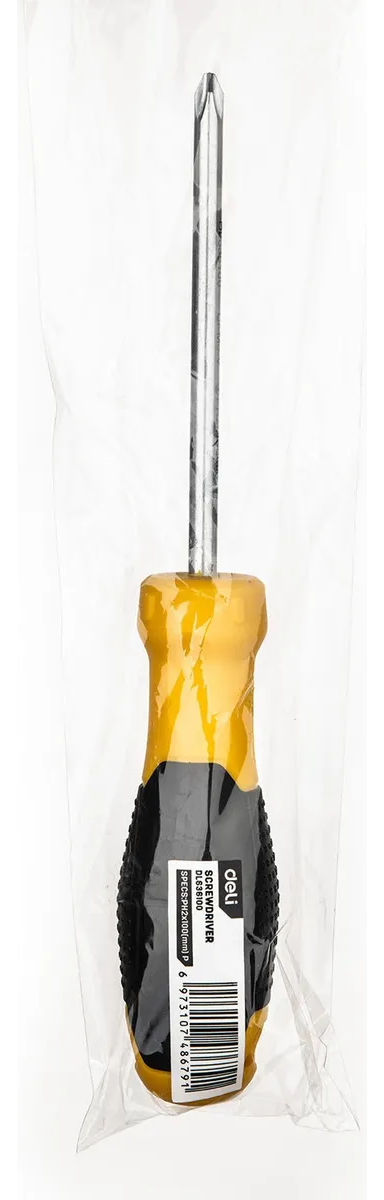 Destornillador Phillips Ph2x 100 Mm Deli - Imagen 3