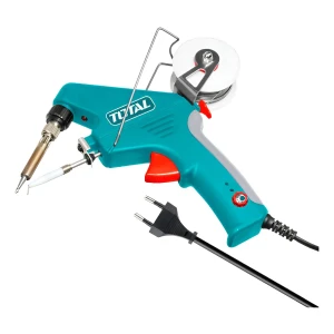 Pistola Soldar Total 90w Con Alimentador De Alambre De Estaño, Temperatura Ajustable, Calentamiento Rápido 20seg - TET160732