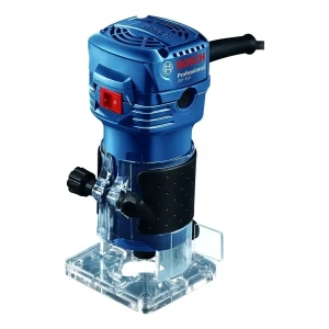 Fresadora Bosch Gkf 550 Professional 33.000 Rpm Color Azul