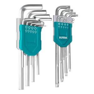Juego De 18 Llaves Total, Allen Hexagonal Y Torx, 1.5-10mm T10-T50, Línea Industrial - THT106KT0181