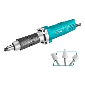 Amoladora Recta, Rectificadora Total 550w Industrial - Encastre 6mm - Incluye 3 Piedras - TG55061