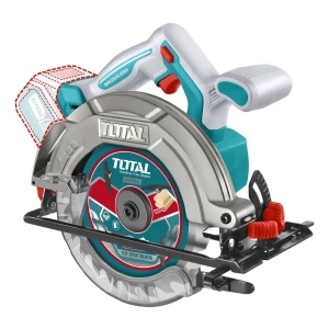 Sierra Circular Inalámbrica Total 20v - Motor Brushless, Sin Carbones - 6.1/2 Pulgadas, 165mm - 5.200rpm - Incluye 1 Disco De Corte - No Incluye Batería Ni Cargador - TSLI1652