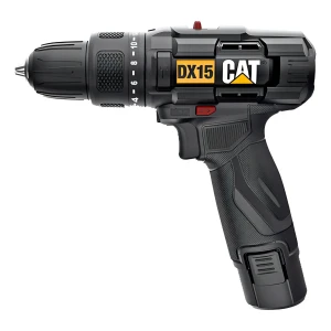 Taladro Atornillador Percutor Cat Caterpillar Dx15 Bat Color Negro