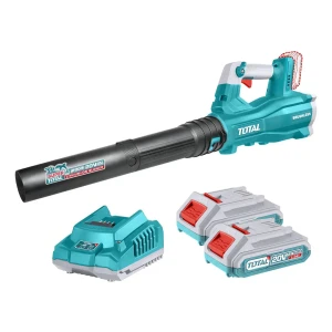 Soplador De Hojas Inalámbrico Total Industrial, Jardinería - Sin Carbones, Velocidad Variable - Con 2 Baterías 2.0ah Litio-ion Y Cargador - TABLI204282