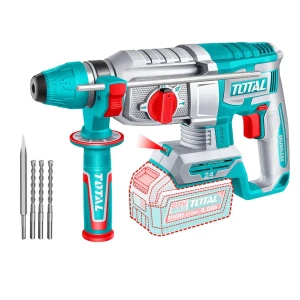 Rotomartillo Inalámbrico Total 20v, Industrial - Motor Brushless, Sin Carbones - 2.4 J, Encastre Sds Plus - No Incluye Batería Ni Cargador - Trhli20248