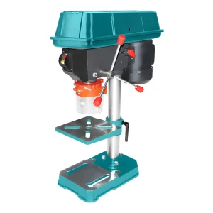 Taladro De Banco Total 350w - Mesa Ajustable De 16x16cm, Mandril 13mm, 5 Velocidades, 59cm Altura - TDP133501