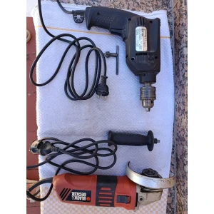 Taladro Casal De 1/2 Y Amoladora Black And Decker De 4 Y 1/2 (Usado)