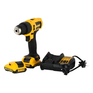 Taladro percutor atornillador inalámbrico de 10mm DeWalt DCD716D2 + 2 baterías de 2Ah + accesorio con maletín de transporte