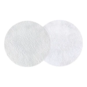 Set 2 Bonetes Total, Para Pulidora 10'' 254mm, Lana Y Algodón Puro, Almohadillas Pulido Y Limpieza - Tac25402