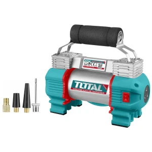 Compresor Inflador Inalámbrico Total 20v Para Autos, Vehículos, Inflables - Cilindro Doble, 120psi, 45l/min, Con Manómetro - No Incluye Batería Ni Cargador - Tacli2026
