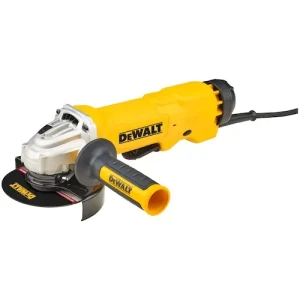 Miniamoladora angular DeWalt DWE4314-B3 de 50 Hz color amarillo 1.5 kW 220 V + accesorios