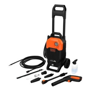 Hidrolavadora eléctrica Black+Decker BEPW2200 naranja y negra de 2kW con 150bar de presión máxima - 50Hz/60Hz