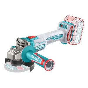 Amoladora Sin Carbones Total 20v - 4.1/2'' 115mm, A Batería Turquesa