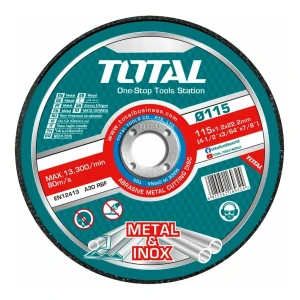 Set 50 Discos De Corte Metal Total Para Amoladora, 4.1/2'' 115mm, 1.2mm Espesor - TAC22111550