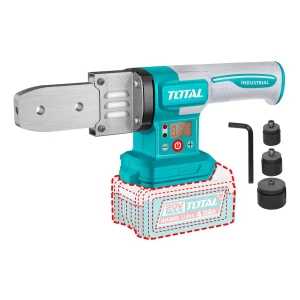 Termofusora Inalámbrica Total 20v, 0 A 320ºC, Boquillas 20,25,32mm - No Incluye Batería Ni Cargador - TWTLI2018
