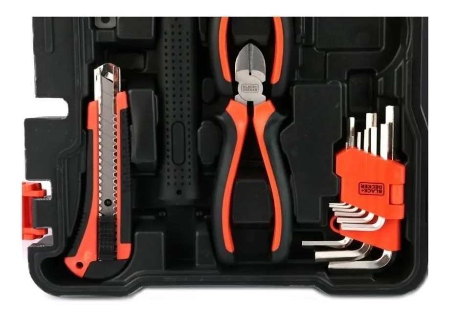 Set Herramientas Manuales X152 Black & Decker Bmt152c-ar B+d Color Negro - Imagen 4