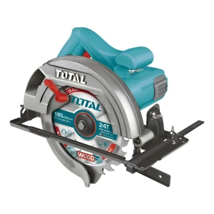 Sierra Circular Total 1200w Industrial - 7.1/4 Pulgadas, 185mm - 5.000rpm - Incluye 1 Disco Corte Madera 24 Dientes - TS11218576