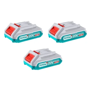 Set, 3 Baterías 20v Total Litio Ion 2.0ah - Línea P20s - TOSLI240311