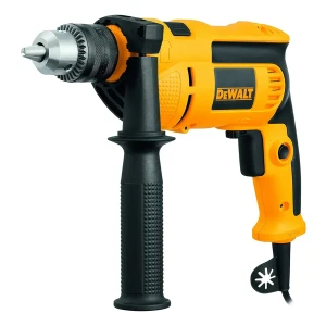 Taladro de impacto reversible Dewalt Dwd502 de 1/2 710 W, 13 mm, color amarillo