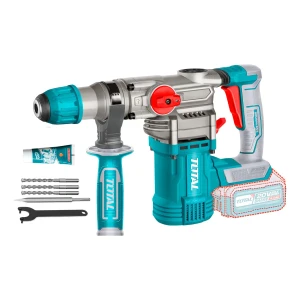 Rotomartillo Sin Carbones Total 4.5j Sds Plus, A Batería Turquesa