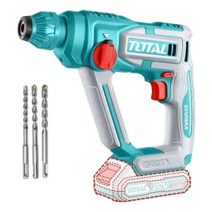 Rotomartillo Inalámbrico Total 20v 1.5 J, Encastre Sds Plus, Incluye 3 Mechas, No Incluye Batería Ni Cargador - TRHLI20168