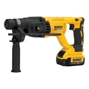 Rotomartillo electroneumático DeWalt DCH133M2-B2 inalámbrico amarillo y negro con 1.6kW de potencia