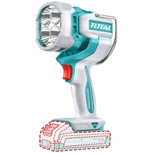 Foco Led Inalámbrico Total 20v, Linterna De Mano Para Trabajo, Camping - 2500 Lúmenes - No Incluye Batería Ni Cargador - Twli20885