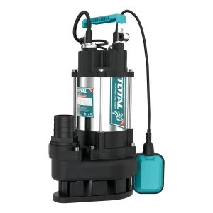 Bomba Sumergible De Desagote Total Para Agua Sucia - 1.0hp, 750w - Altura Máxima 13m, Caudal 21.000l/h - Motor Bobinado De Cobre, Cuerpo Hierro Fundido, Cable 9 Metros - TWP775016